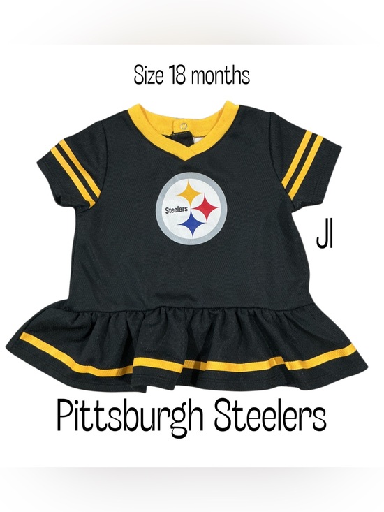 Pittsburgh Steelers Other - GERBER NFL TEAM APPAREL Pittsburgh Steelers Jersey Baby Dress Size 18 Months